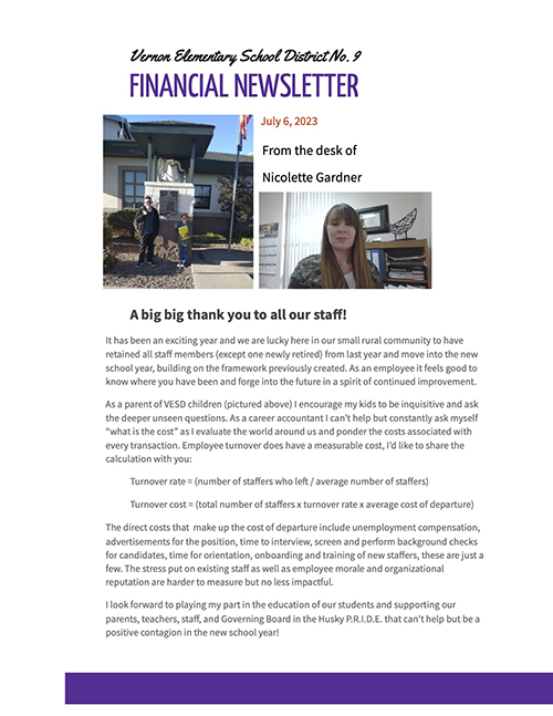 Financial Newsletter